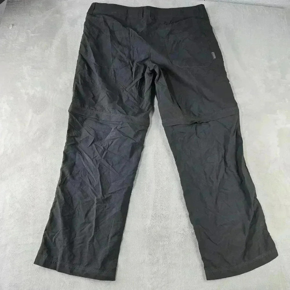 5Mountain Hardwear Pants Mens 36x30 Gray BASIN TREK Convertible Stretch Hiking - Picture 2 of 10